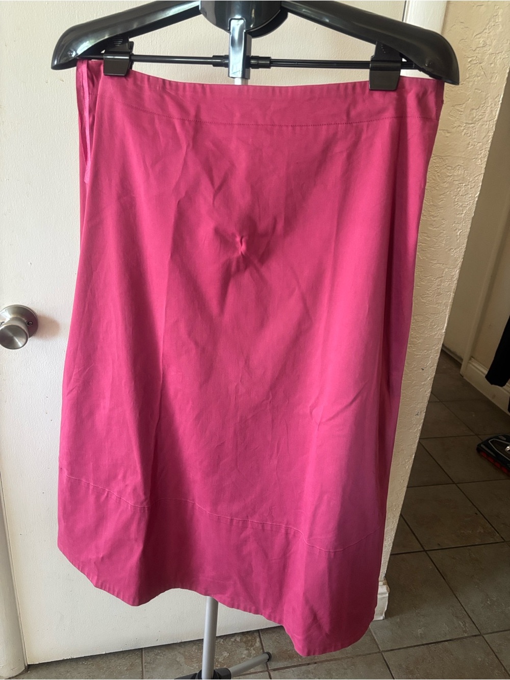 Women's Bright Pink A-Line Skirt